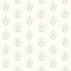 3125-72350 Kova Floral Crest Light Blue Botanical Theme Prepasted Sure Strip Wallpaper Kinfolk Collection Made in United States