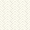 3125-72364 Oswin Tiered Herringbone Gray Graphics Theme Prepasted Sure Strip Wallpaper Kinfolk Collection Made in United States