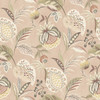 3125-72303 Bohemian Jacobean Blush Pink Botanical Theme Prepasted Sure Strip Wallpaper Kinfolk Collection Made in United States