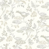 3125-72317 Malmo Trail Gray Animals Theme Prepasted Sure Strip Wallpaper Kinfolk Collection Made in United States