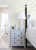 3125-72317 Malmo Trail Gray Animals Theme Prepasted Sure Strip Wallpaper Kinfolk Collection Made in United States