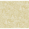 3125-72322 Alrick Forest Venture Mustard Yellow Woods & Forests Theme Prepasted Sure Strip Wallpaper Kinfolk Collection Made in United States