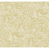 3125-72322 Alrick Forest Venture Mustard Yellow Woods & Forests Theme Prepasted Sure Strip Wallpaper Kinfolk Collection Made in United States