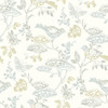 3125-72318 Malmo Trail Multicolor Blue Animals Theme Prepasted Sure Strip Wallpaper Kinfolk Collection Made in United States