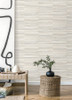4125-26744 Rowan Faux Grasscloth Off White Graphics Theme Unpasted Non Woven Wallpaper from Fusion by A-Street Prints Made in Great Britain