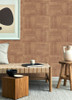 4125-26736 Jasper Block Texture Rust Neutral Graphics Theme Unpasted Non Woven Wallpaper from Fusion by A-Street Prints Made in Great Britain