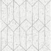 4125-26700 Hayden Concrete Trellis Off White Neutral Graphics Theme Unpasted Non Woven Wallpaper from Fusion by A-Street Prints Made in Great Britain