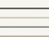 LN11400 Crew Stripe Ivory, Wrought Iron, and Sand Dollar Stripe Theme Heavyweight Acrylic Coated Paper (FSC) Unpasted Wallpaper Luxe Retreat Collection Made in United States