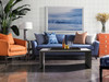 LN10712 Linen Check Blue  Frost and Bone White Plaid & Check Theme Heavyweight Acrylic Coated Paper (FSC) Unpasted Wallpaper Luxe Retreat Collection Made in United States