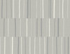 LW51208 Block Lines Metallic Silver and Cove Gray Geometric Theme Heavyweight Acrylic Coated Paper (FSC) Unpasted Wallpaper Living with Art Collection Made in United States