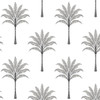HG10708 Montgomery Palm Harbor Grey Botanical Theme Vinyl Self-Adhesive Wallpaper Harry & Grace Peel and Stick Collection Made in United States