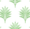 HG10604 Sea Breeze Palm Greenery Botanical Theme Vinyl Self-Adhesive Wallpaper Harry & Grace Peel and Stick Collection Made in United States
