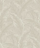 ET13005 Gulf Tropical Leaves Crema Palm Leaves Theme Nonwoven (FSC) Unpasted Wallpaper Etten Studios Online Collection Made in Netherlands