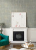 PR11005 Starburst Geo Prepasted Smoke Geometric Theme Prepasted Paper (Coated) Prepasted Wallpaper Prepasted Online Collection Made in United States