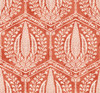 SC21401 Cyrus Harvest Red Terracotta Botanical Theme Nonwoven Unpasted Wallpaper Summer House Collection Made in United States