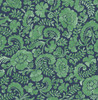 NW45504 Tonal Paisley Spearmint & Navy Paisely Theme Vinyl Self-Adhesive Wallpaper NextWall Peel & Stick Collection Made in United States