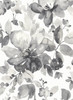 NW47800 Watercolor Flower Inkwell Floral Theme Vinyl Self-Adhesive Wallpaper NextWall Peel & Stick Collection Made in United States
