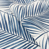 NW47402 Paradise Palms  Coastal Blue Botanical Theme Vinyl Self-Adhesive Wallpaper NextWall Peel & Stick Collection Made in United States