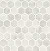 NW38606 Inlay Hexagon Cream Neutral Tile Theme Vinyl Self-Adhesive Wallpaper NextWall Peel & Stick Collection Made in United States
