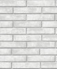 NW40608 Monarch Brick Calcutta Grey Brick Theme Vinyl Self-Adhesive Wallpaper NextWall Peel & Stick Collection Made in United States