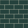 NW37604 Retro Subway Tile Evergeen Tile Theme Vinyl Self-Adhesive Wallpaper NextWall Peel & Stick Collection Made in United States