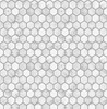 NW38710 Marble Hexagon Carrara & Argos Grey Tile Theme Vinyl Self-Adhesive Wallpaper NextWall Peel & Stick Collection Made in United States