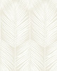 NW39805 Palm Silhouette Sea Salt Botanical Theme Vinyl Self-Adhesive Wallpaper NextWall Peel & Stick Collection Made in United States