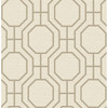 4122-27046 Manor Taupe Gray Geometric Trellis Graphics Theme Unpasted Non Woven Wallpaper Terrace Collection Made in Great Britain