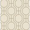 4122-27046 Manor Taupe Gray Geometric Trellis Graphics Theme Unpasted Non Woven Wallpaper Terrace Collection Made in Great Britain