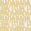 4122-27021 Bancroft Gold Artistic Stripe Yellow Abstract Theme Unpasted Non Woven Wallpaper Terrace Collection Made in Great Britain