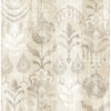 4122-27015 Pavord Neutral Floral Shibori Global Theme Unpasted Non Woven Wallpaper Terrace Collection Made in Great Britain