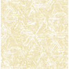 4122-27032 Retreat Yellow Quilted Geometric Graphics Theme Unpasted Non Woven Wallpaper Terrace Collection Made in Great Britain