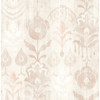 4122-27014 Pavord Pink Floral Shibori Global Theme Unpasted Non Woven Wallpaper Terrace Collection Made in Great Britain