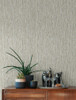 4141-27152 Corliss Beaded Strands Neutral Green Modern Style Non Woven Unpasted Wallpaper from Solace by A-Street Prints Made in Great Britain