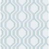 4141-27102 Burton Modern Ogee Light Blue Modern Style Non Woven Unpasted Wallpaper from Solace by A-Street Prints Made in Great Britain