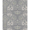 4153-82025 African Marigold Gray Floral Non Woven Unpasted Wallpaper from Hidden Treasures by A-Street Prints Made in Sweden