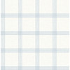 4134-26995 Twain Light Blue Plaid Non Woven Unpasted Wallpaper from Wildflower by Chesapeake Made in Great Britain