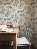 4134-72507 Lemonade Charcoal Gray Citrus Sure Strip Prepasted Wallpaper from Wildflower by Chesapeake Made in United States