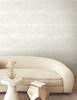 FM1064 Rhythm & Rhyme Off White Pale Gray Non Woven Texture Style Wallpaper from Formations