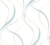 FM1094 Ink Flow Seaglass Sage Teal Blue  Non Woven Texture Style Wallpaper from Formations