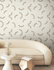 FM1026 Lunula Taupe Brown Non Woven Texture Style Wallpaper from Formations