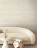FM1066 Rhythm & Rhyme Sand Brown Cream Gray Non Woven Texture Style Wallpaper from Formations