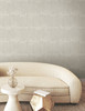 FM1065 Rhythm & Rhyme Taupe Brown Gray Non Woven Texture Style Wallpaper from Formations
