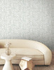 FM1084 Kaleidoscopic Green Cream Off White Gray Non Woven Texture Style Wallpaper from Formations