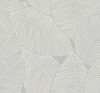 MB31305 Summer Magnolia Daydream Gray Botanical Theme Heavyweight Uncoated Paper (FSC) Unpasted Wallpaper Beach House Collection Made in United States