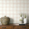 PSW1170RL Magnolia Home Watercolor Check Pink Country Theme Wallpaper from York Premium Peel & Stick Magnolia Home Made in United States