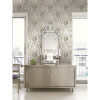 Seabrook Wallpaper in Brown, Off White MK21505