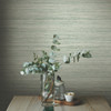 GO8303 Fountain Grass Jade Green Blue Modern Theme Prepasted Sure Strip Wallpaper from Artistic Abstract