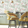 BL1752 Protea Off White Fuchsia Floral Theme Unpasted Non Woven Wallpaper from Blooms Second Edition Resource Library