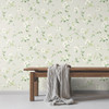 BL1762 Dogwood Light Gray Floral Theme Unpasted Non Woven Wallpaper from Blooms Second Edition Resource Library